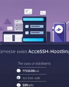 Access SSH web hosting