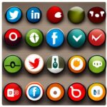 Social media buttons