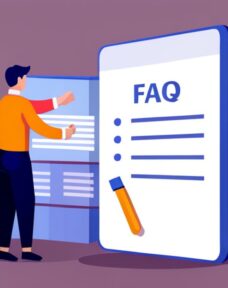 Key features of FAQ page design