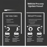 Website update process visual