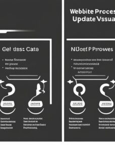 Website update process visual