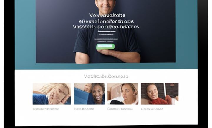 Visual elements for educator/coach website