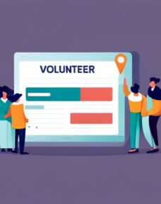 Volunteer application form for nonprofit website
