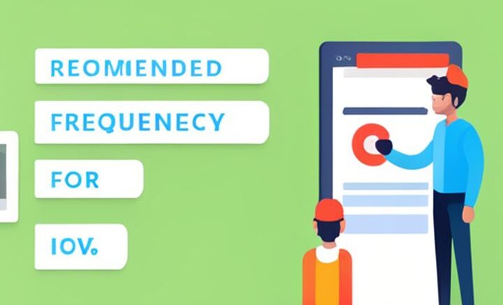 Recommended frequency for website maintenance