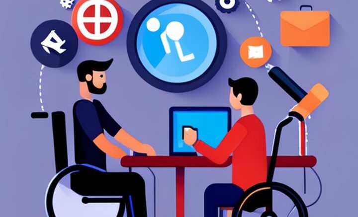 Accessibility web maintenance for disabled people