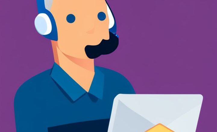 Customer support options for email