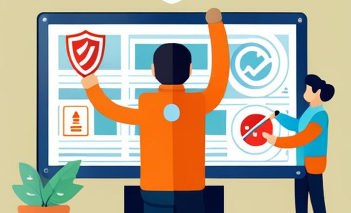Web security during maintenance