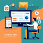 Adaptive web design concept
